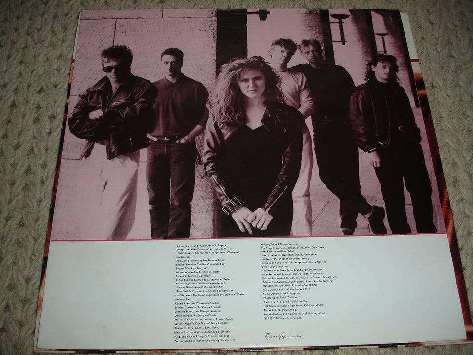 LP, T'Pau , Rage