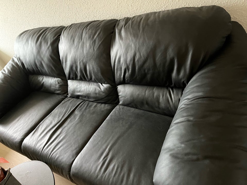 Sofa, 3 pers. , Kunst læder