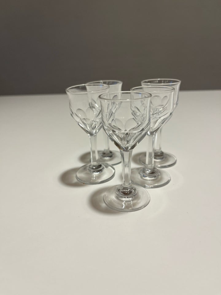 Glas, Oreste snapseglas - 5 stk,