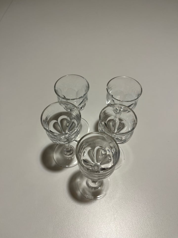 Glas, Oreste snapseglas - 5 stk,