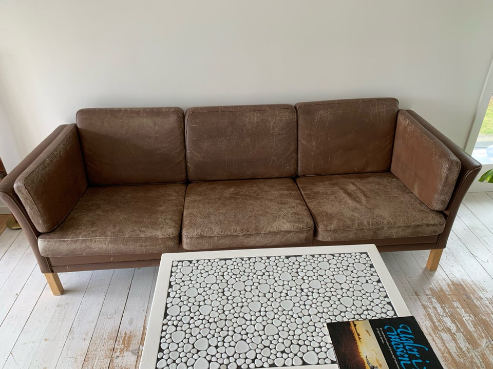 Sofa læder 3 pers