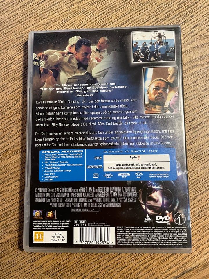 Men Of Honor - Mænd Af Ære, DVD, drama