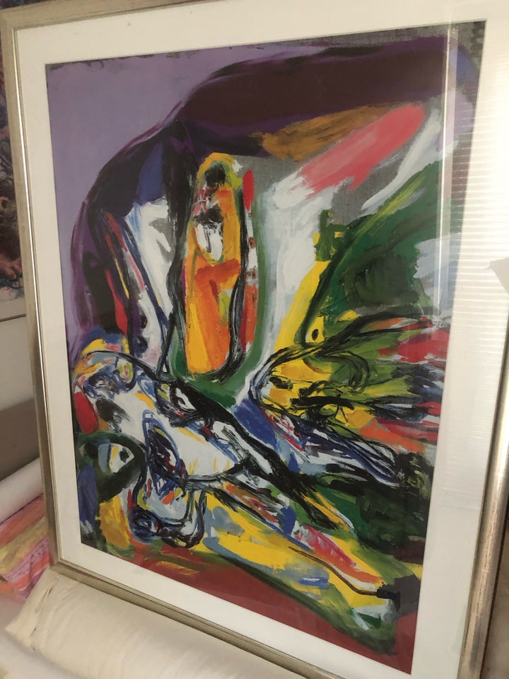 Plakat, Asger Jorn, motiv: “La joie