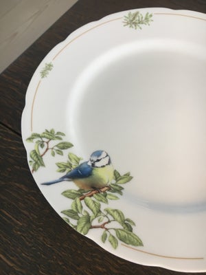 Porcelæn Gammel Tallerken fra