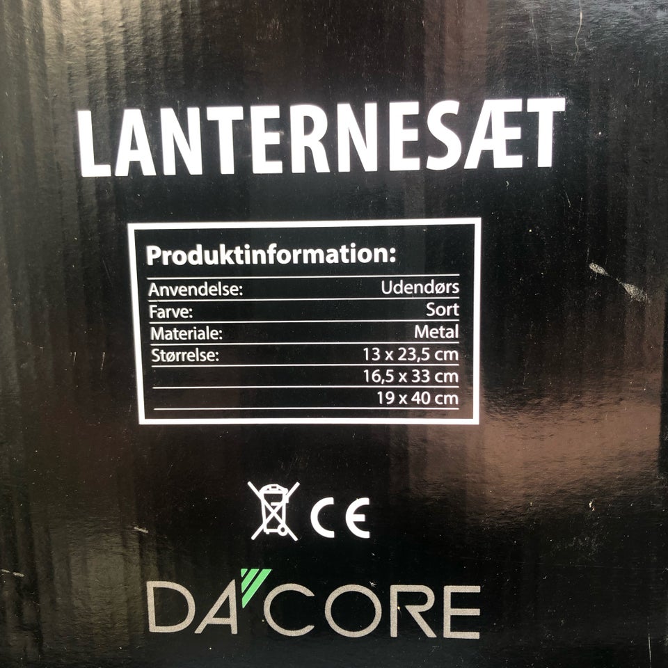 Lanterne, Dacore