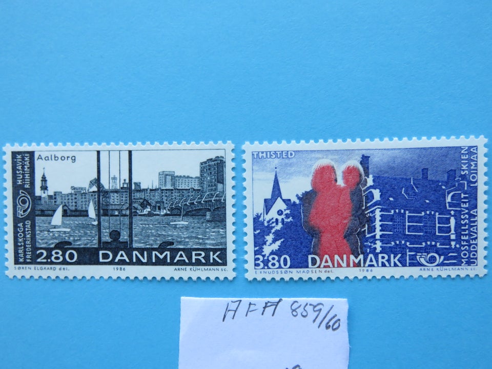 Danmark, postfrisk, AFA 859/60