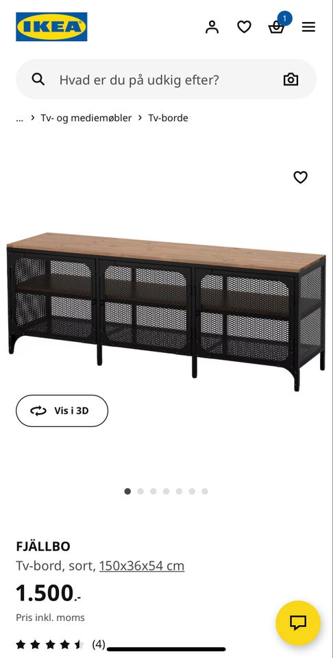 Tv bord, Ikea Fjällbo , b: 36 l: 150 h: