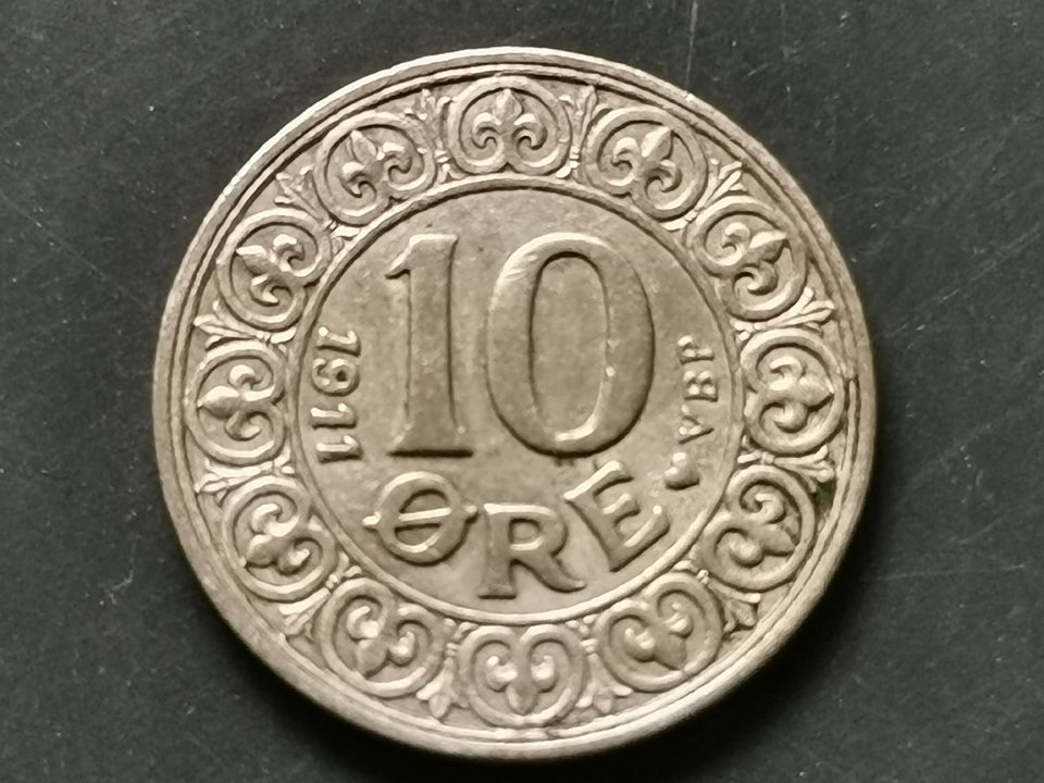 Danmark, mønter, 10 øre