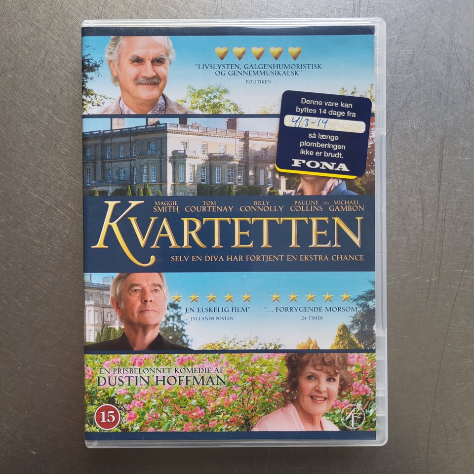 Kvartetten, DVD, familiefilm