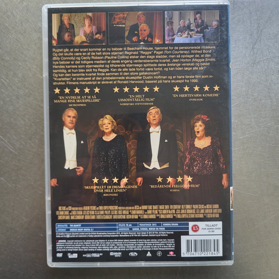 Kvartetten, DVD, familiefilm