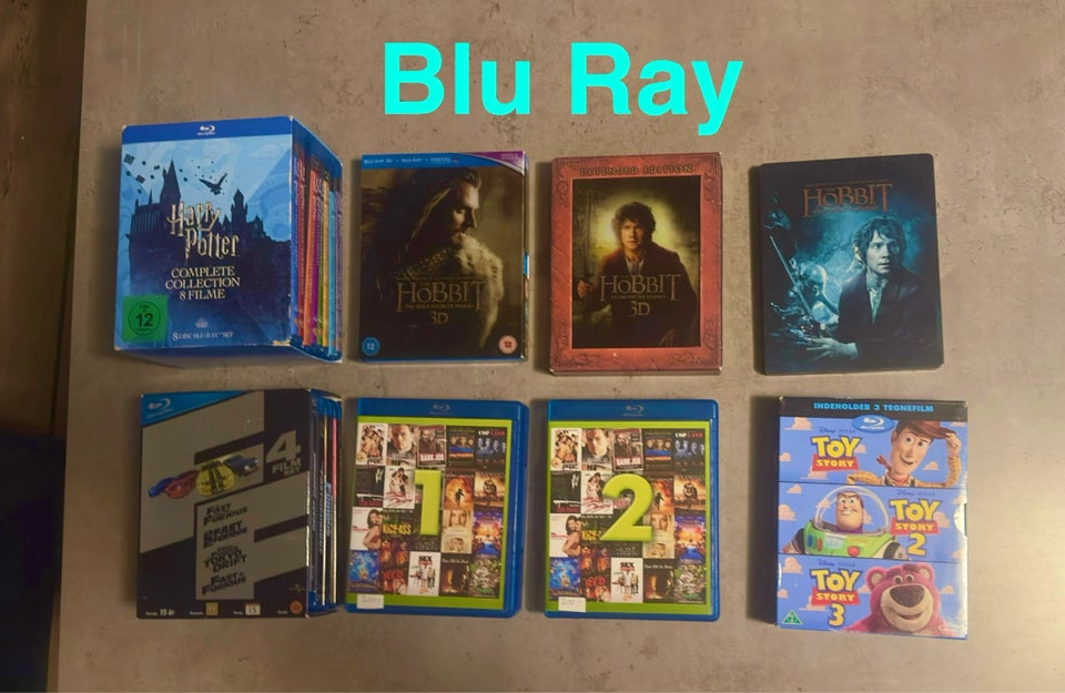 19 stk DVD  Blu Ray Komplet Sæsoner 