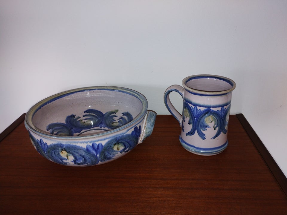 Keramik Frugtskål og vase Viggo