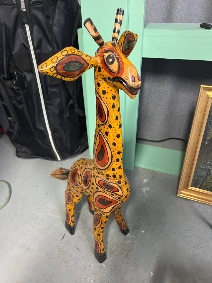 Skulptur giraf Fair Trade fra