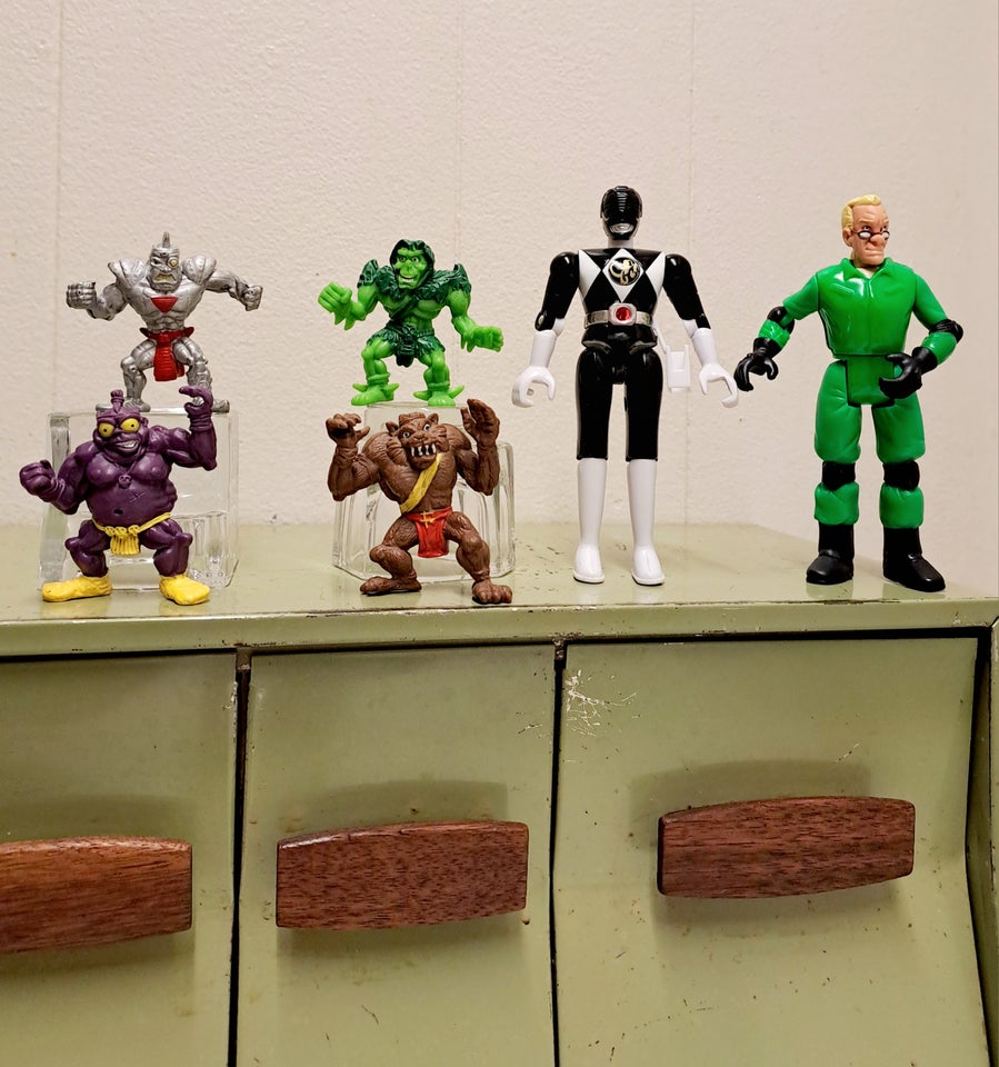 Figurer, Retro . Power Rangers .