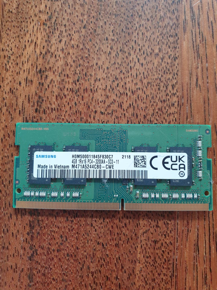 Samsung, 4GB, DDR4 SDRAM