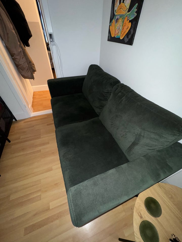 Sofa, fløjl, 2 pers.