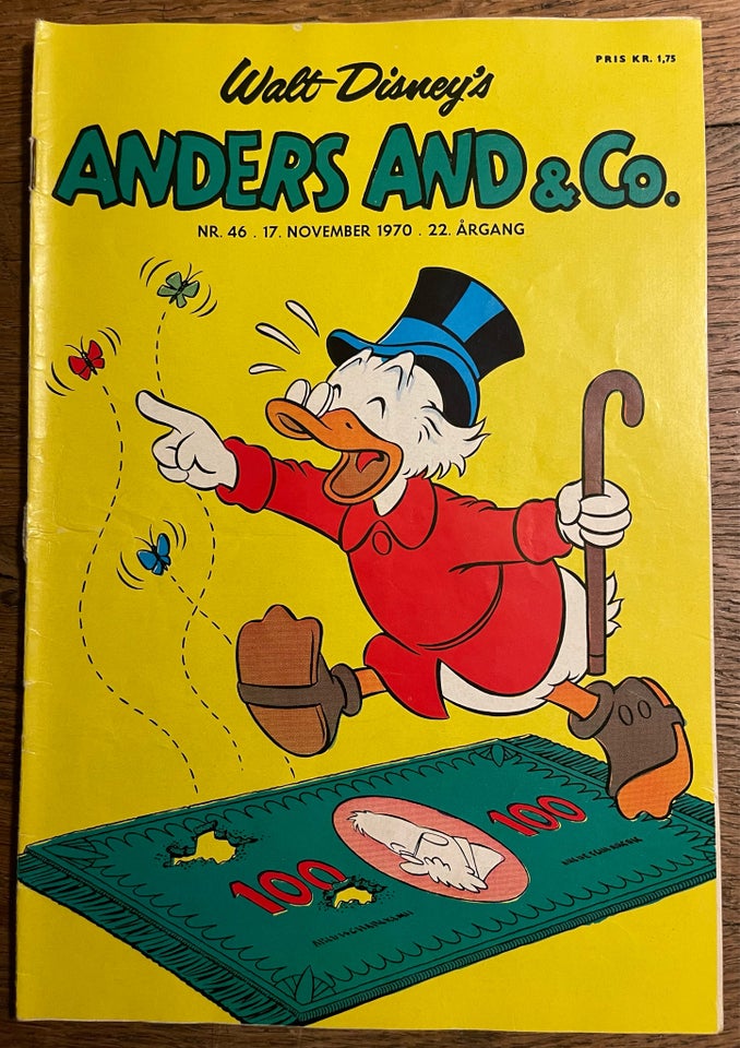 Anders And 1970 nr. 46, Walt Disney,