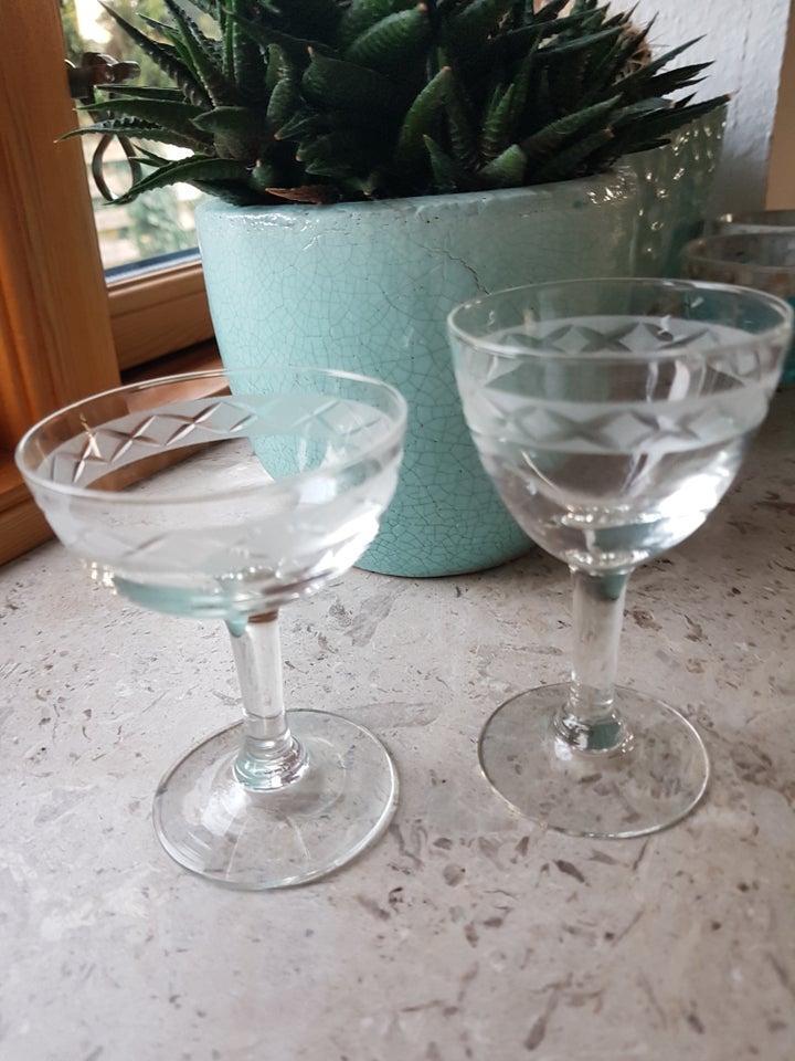 Glas likør og portvin