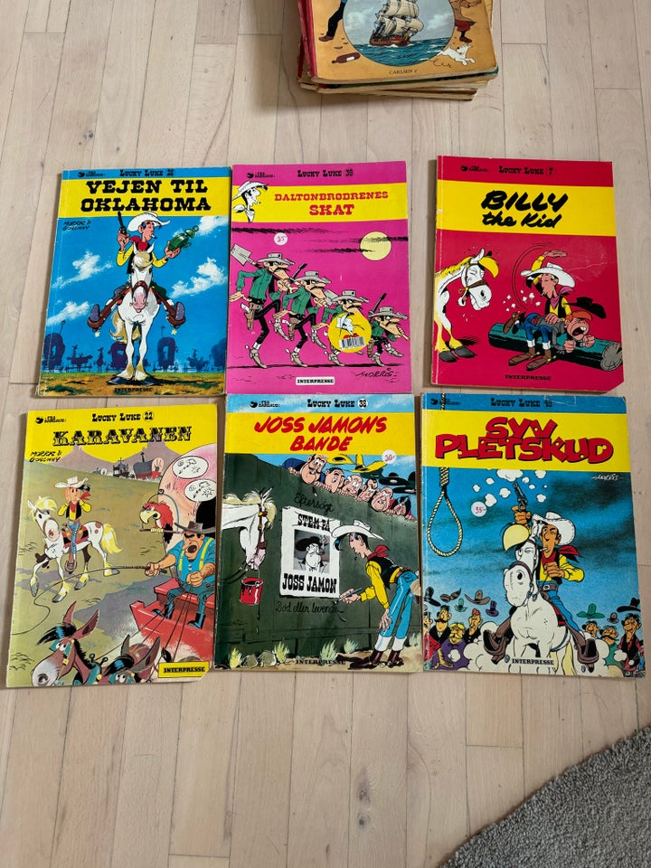 Diverse, Tintin Lucky Luke m.m,