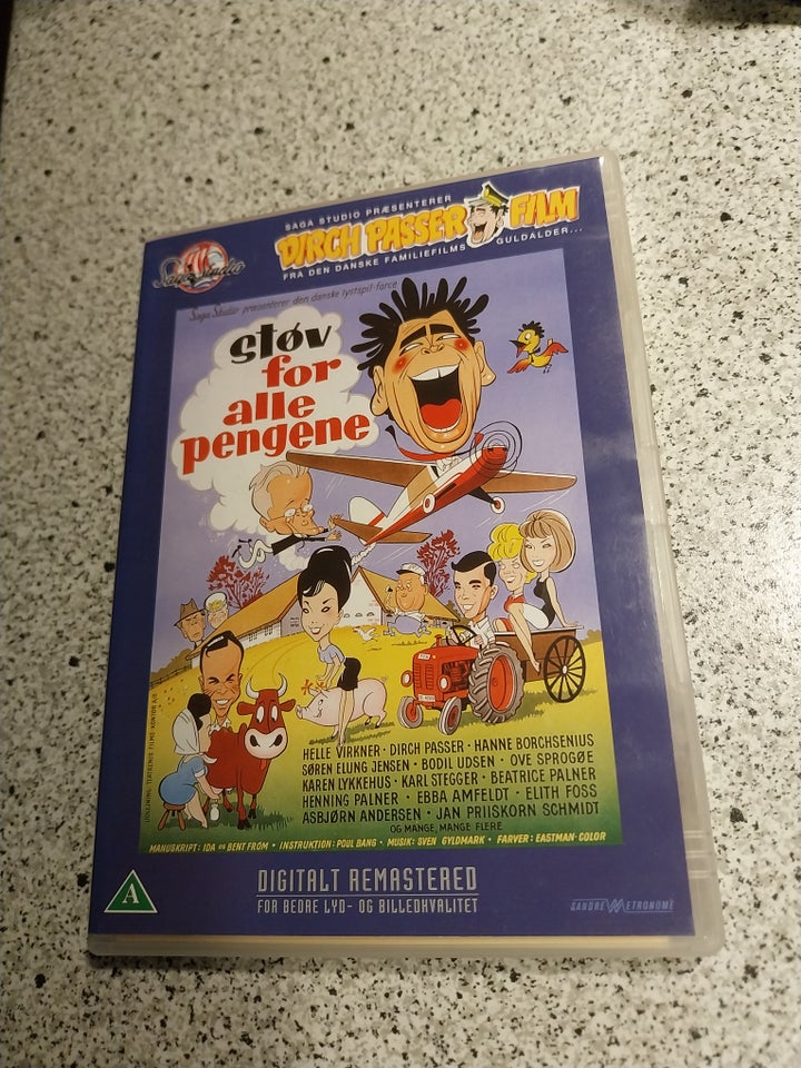 Støv for alle pengene, DVD, komedie