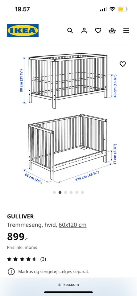 Tremmeseng Gulliver IKEA