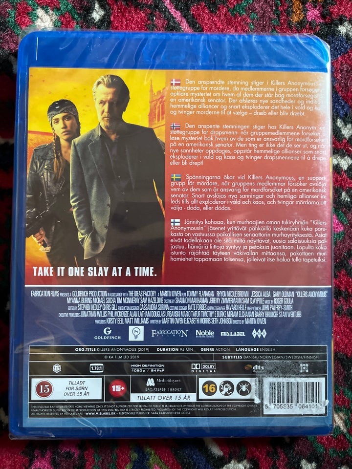 Killers anonymous, Blu-ray,