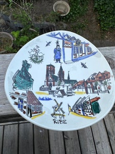 Porcelæn Platte Ribe