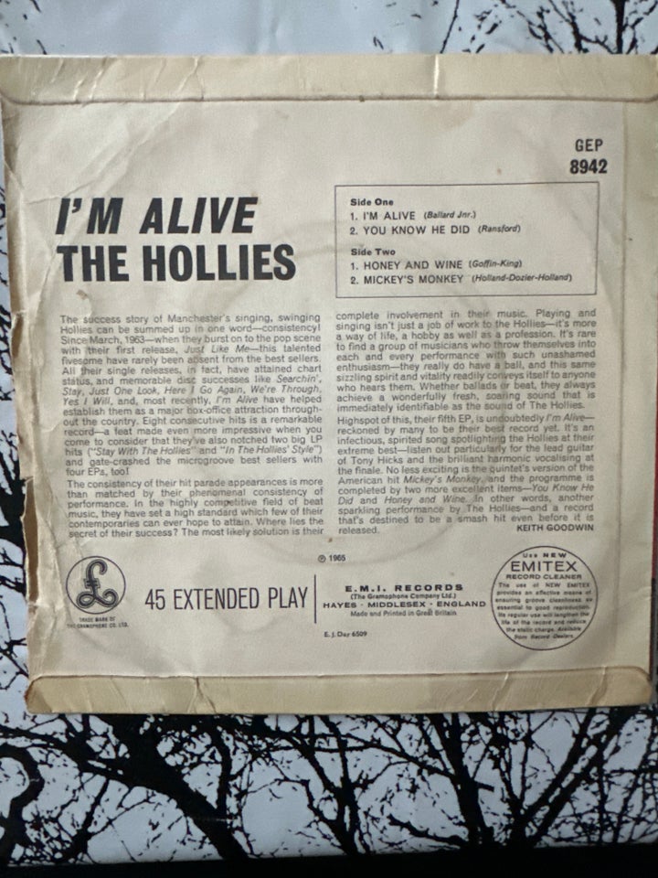 EP, The hollies