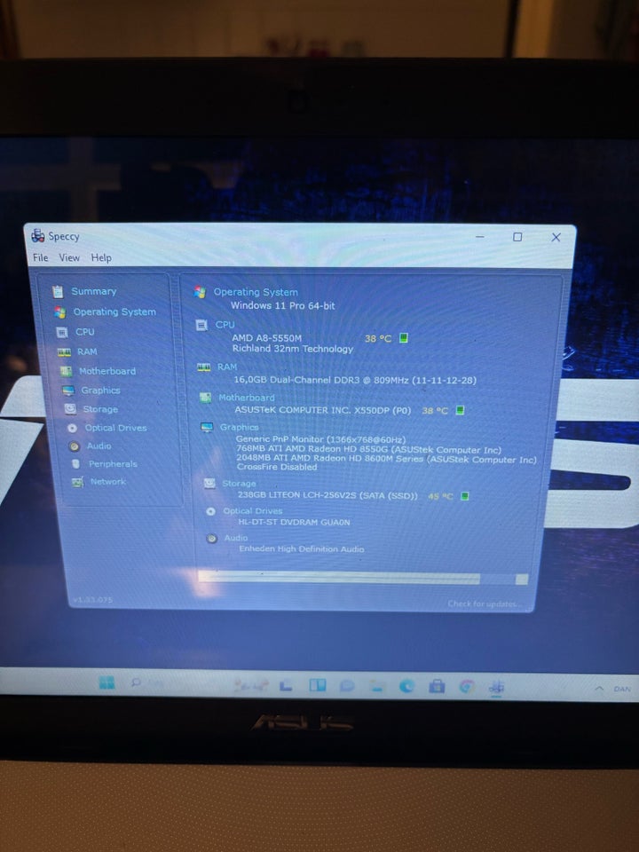 Asus 15.6" R510D WIN 11, AMD