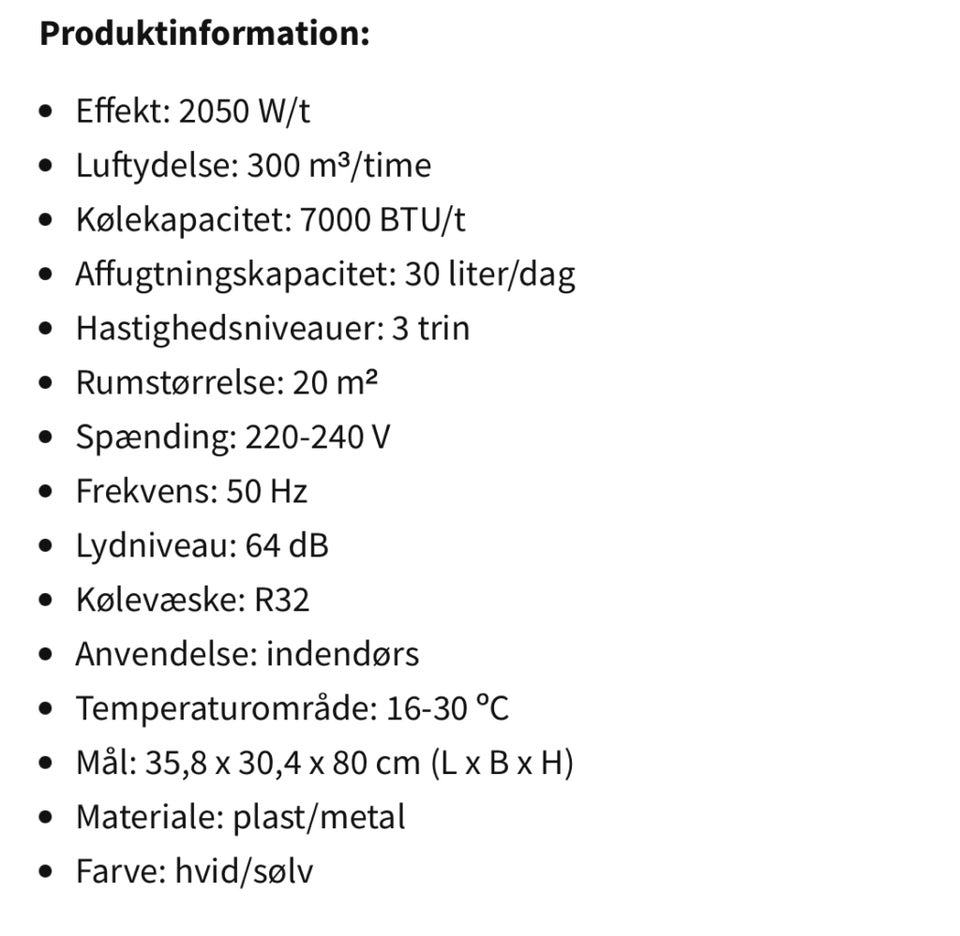 Klimaanlæg Proklima