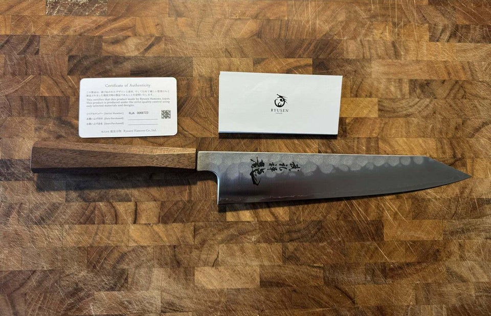 240 mm kiritsuke ryusen hamono