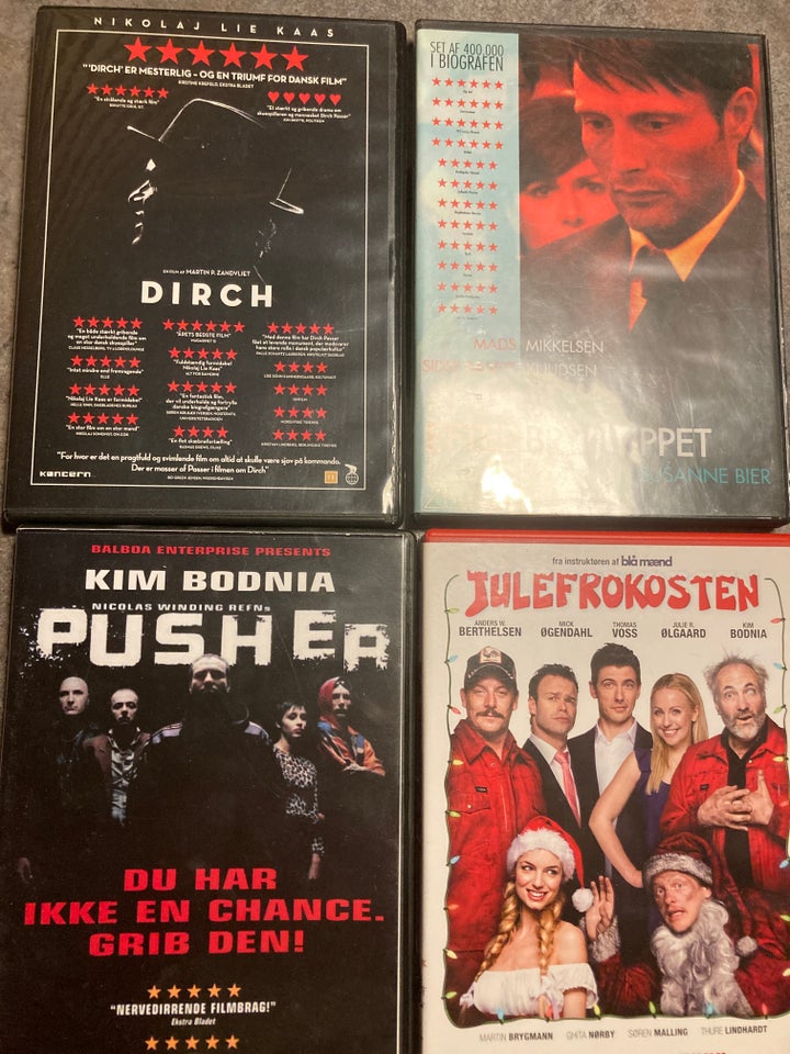 Danske film, instruktør Div, DVD