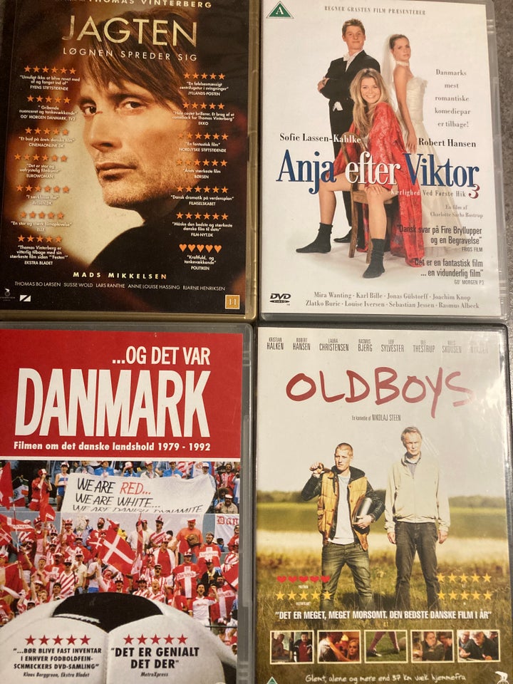 Danske film, instruktør Div, DVD