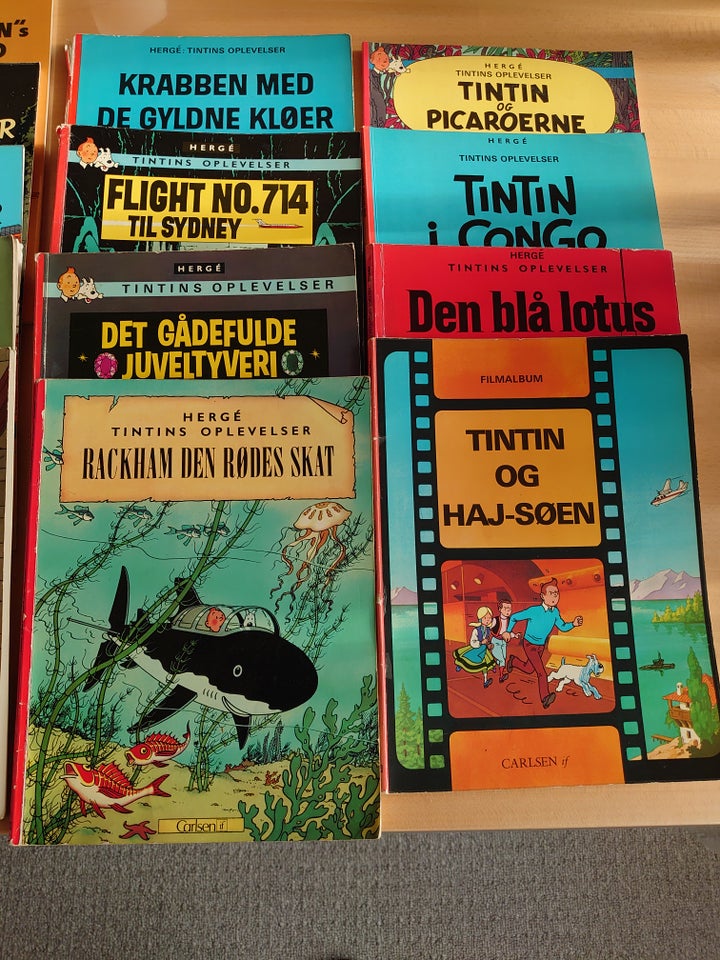 Tintin, Tegneserie