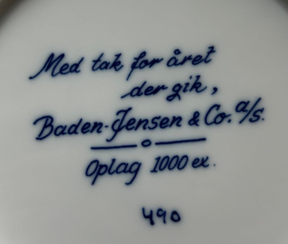 Julen 1985, Baden-Jensen, 1985