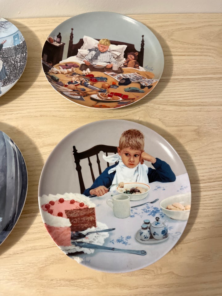 Porcelæn, Platter , Bing  grøndal