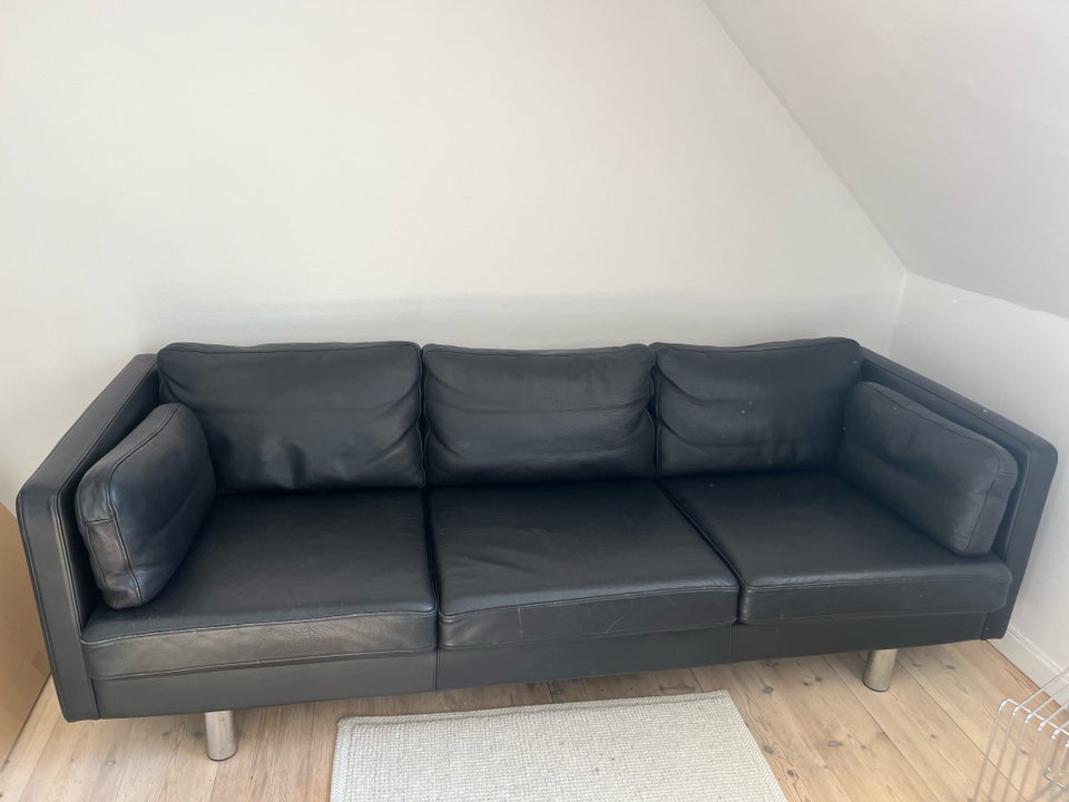 Sofa læder 3 pers