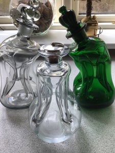 Glas Klukflasker Holmegaard