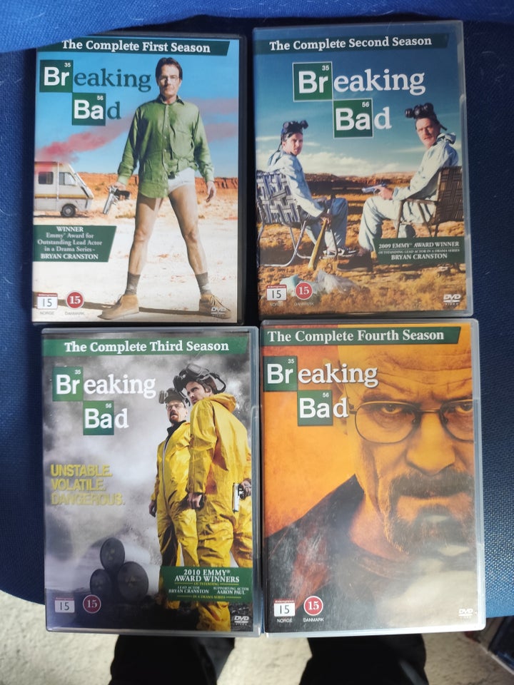 Breaking Bad, DVD, TV-serier