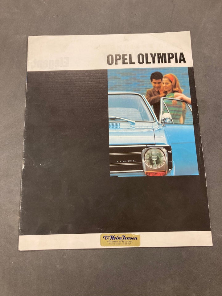 Opel Olympia Coupe brochure, emne: