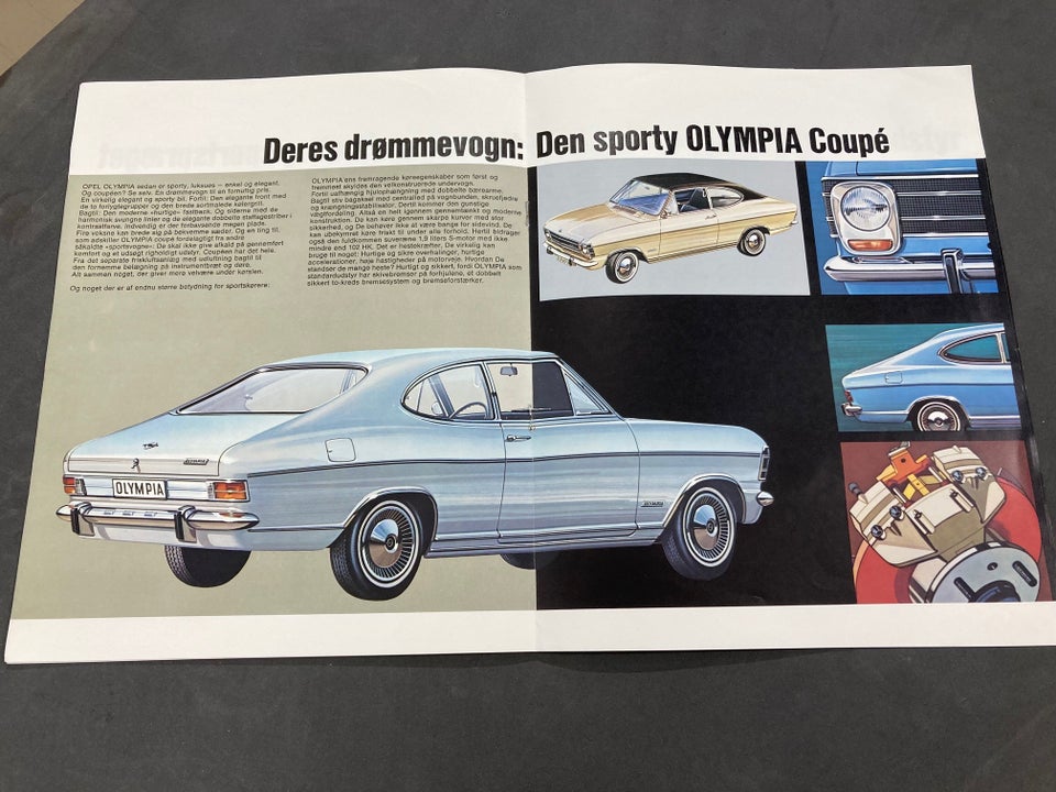 Opel Olympia Coupe brochure, emne: