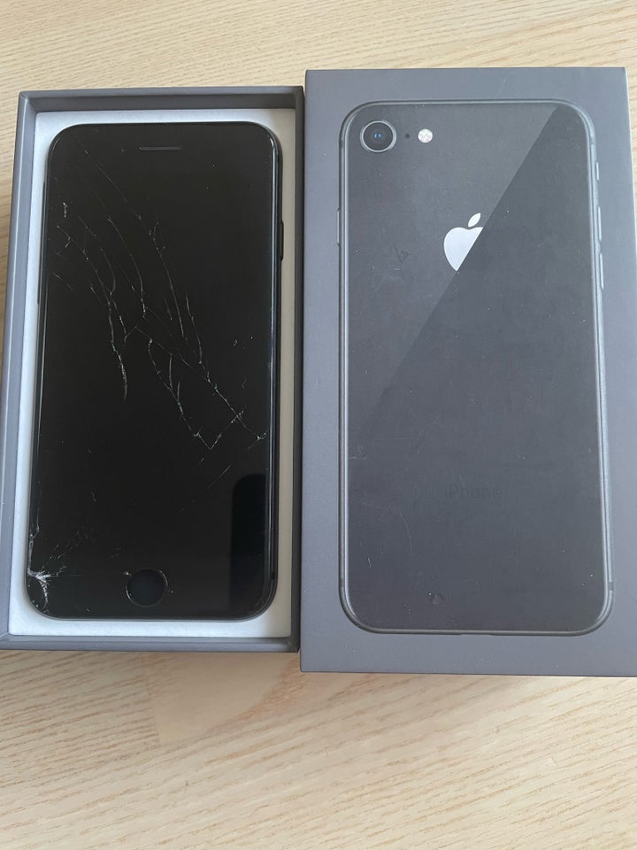 iPhone 8, 64 GB, grå