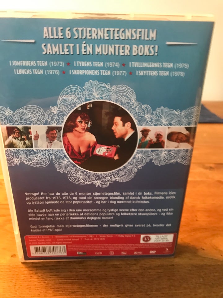 6 stjernetegnsfilm, DVD, komedie