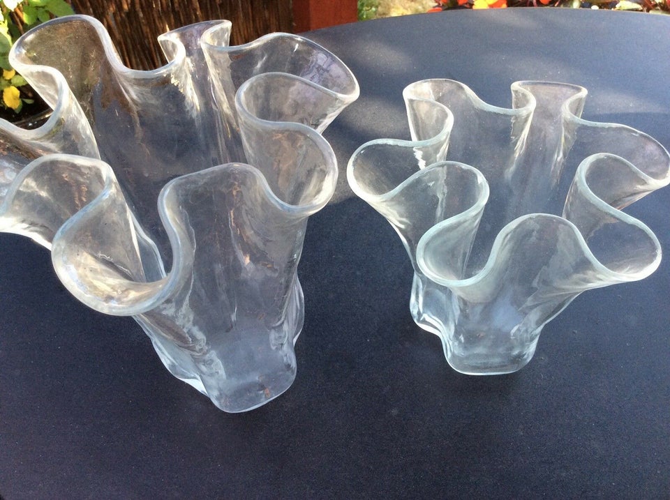 Vase 2 stk “Eva” glas vaser