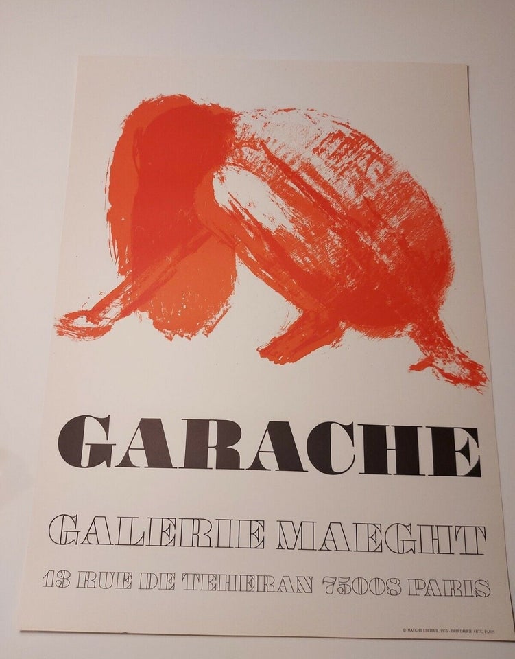 Galerie Maeght plakat Claude