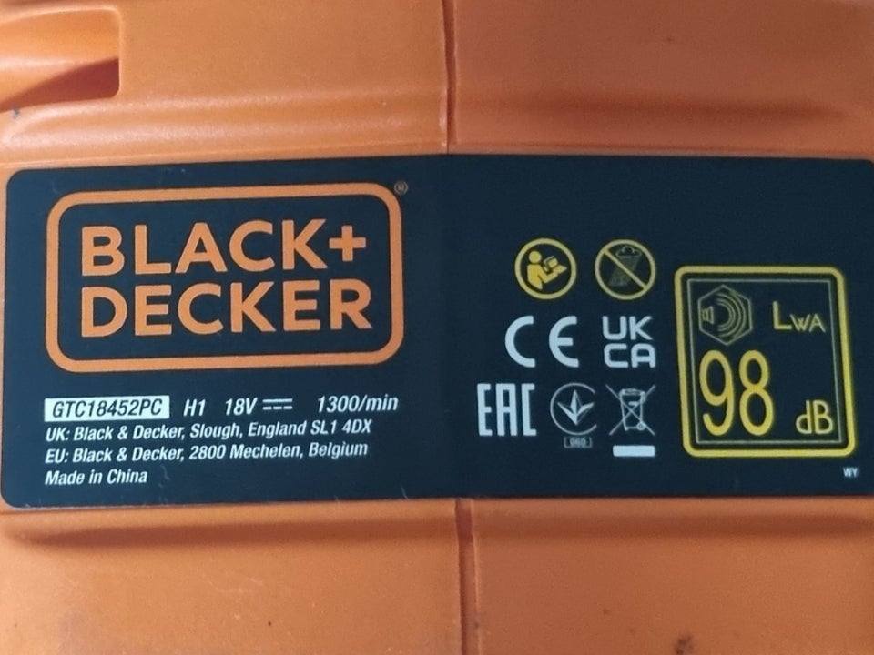 Hækklippere ny, Black+Decher