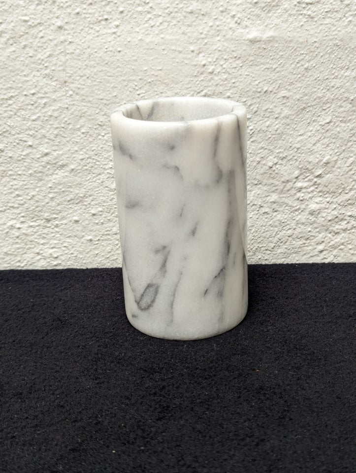 Marmor vase cylinder Vintage