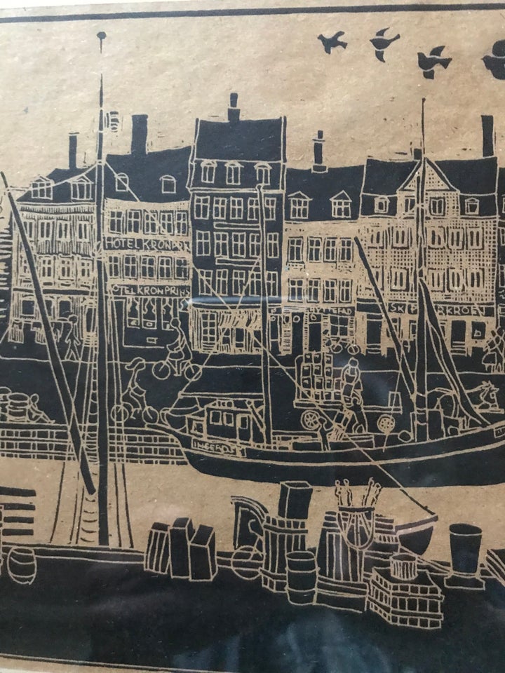 Tryk Saro motiv: Nyhavn