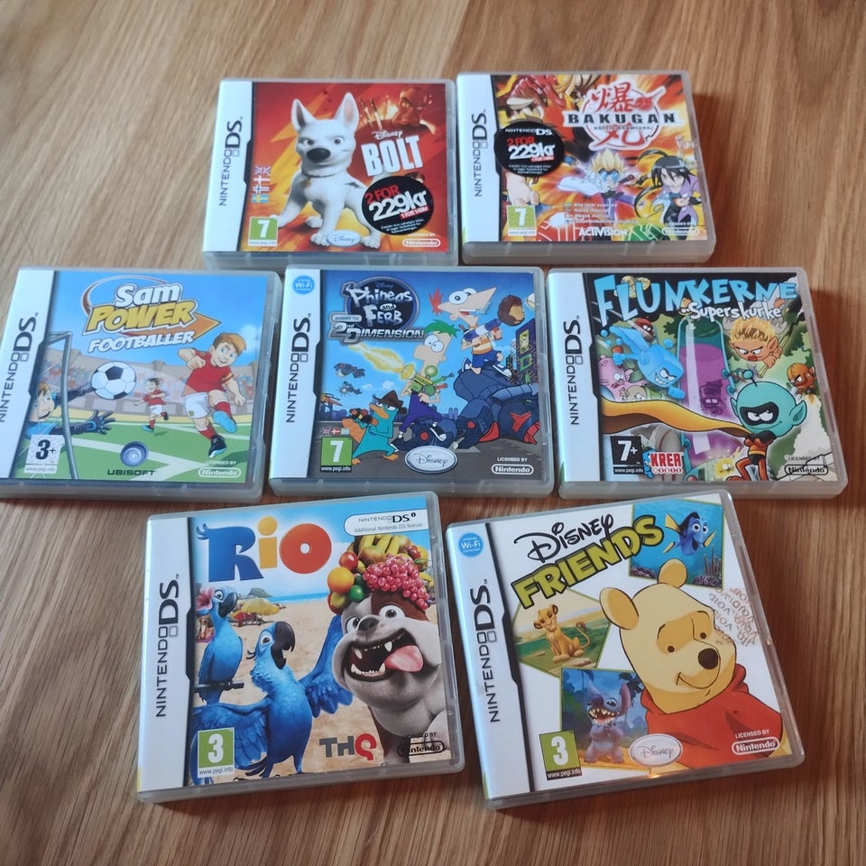 Diverse Nintendo DS spil Nintendo