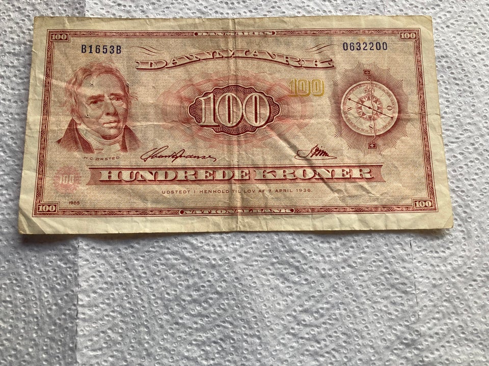 Danmark, sedler, 100 kr